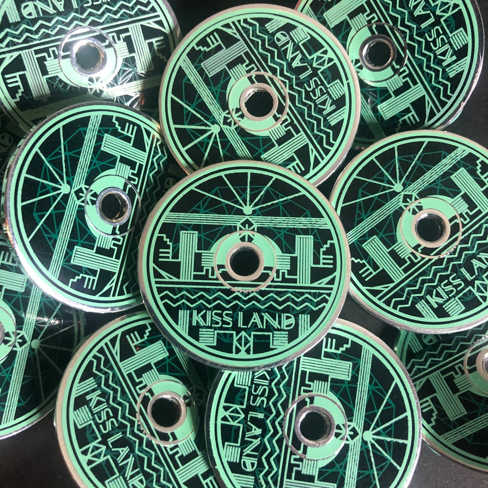 Image of Kiss CD (Hard Enamel Pin)