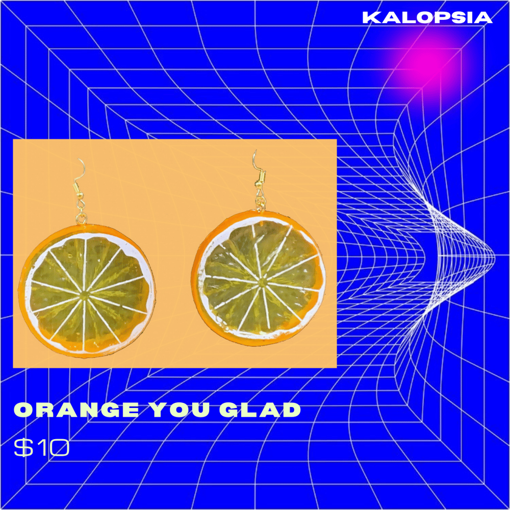 Image of Orange You Glad Earrings 