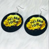 Melanin Poppin Wood Earrings 