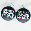 Royalty Inside My DNA Wood Earrings 