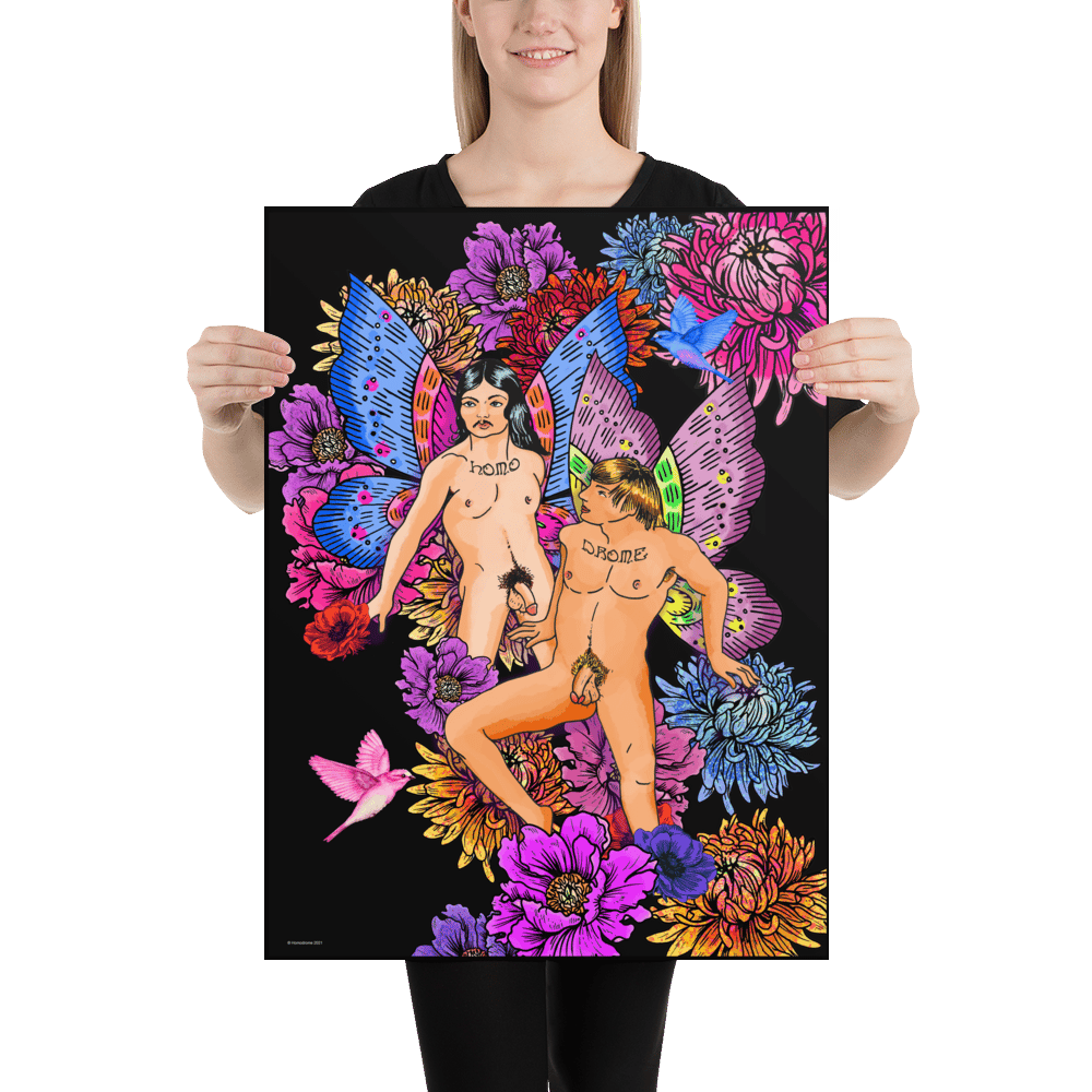 Image of Fairy Boys Psychedelic Poster 