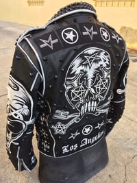 Image 1 of Black Magic Custom Leather Jacket