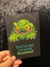 Image of Creature Valloween Card 