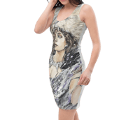 Image 3 of All-Over Print "Strength" Dress 