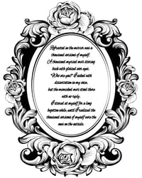 Mirror Poetry Print