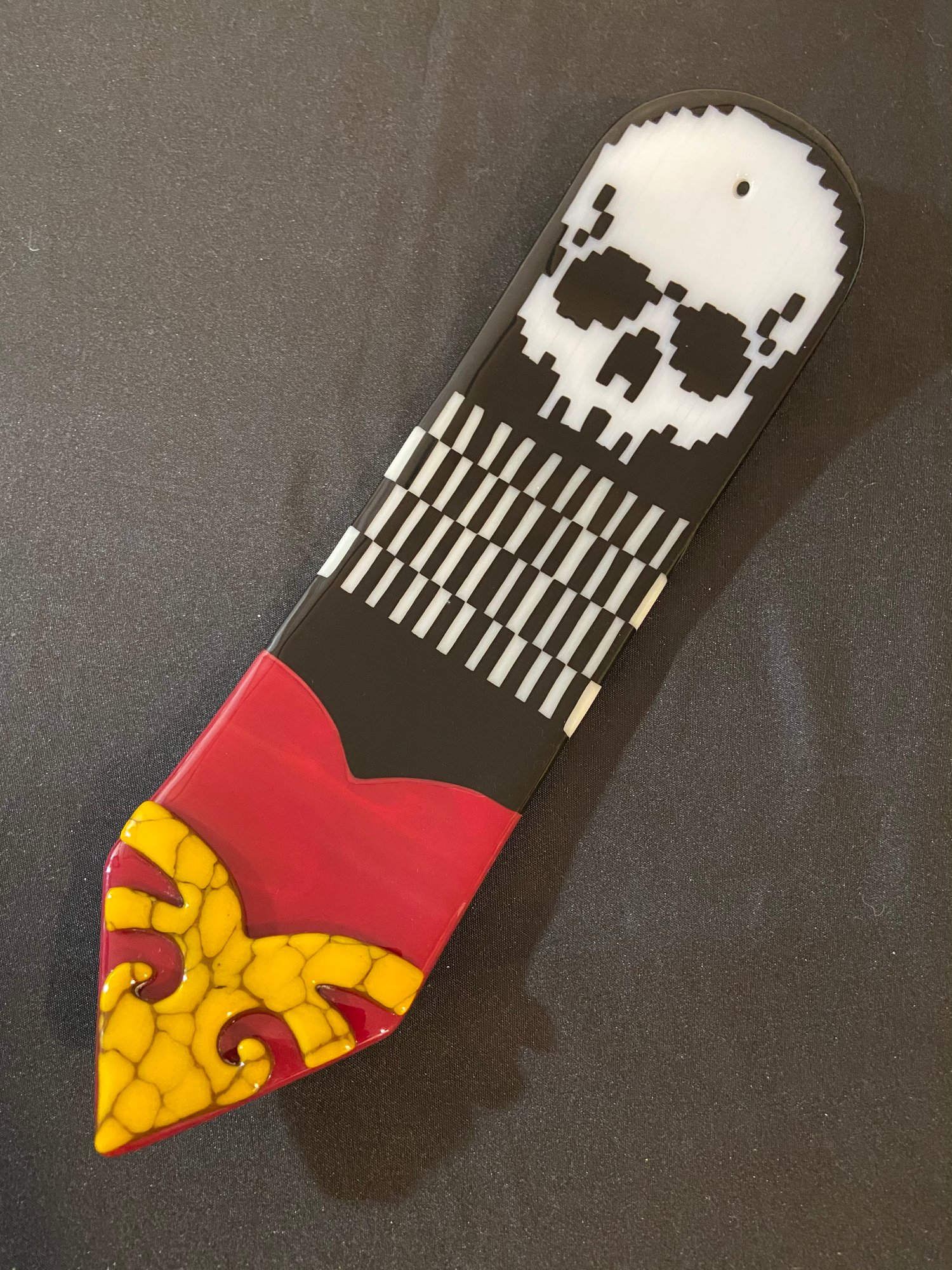 Image of Skull incense holder