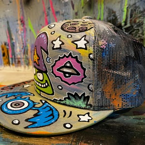 Hand painted Hat 411