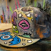 Image 2 of Hand painted Hat 411