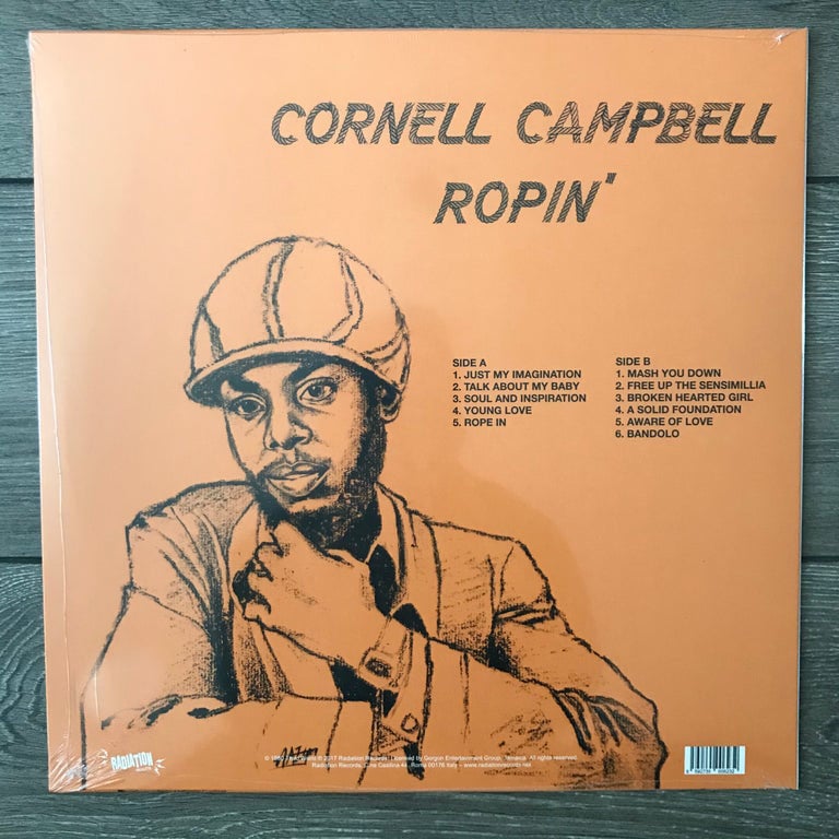Image of Cornell Campbell - Ropin’ Vinyl LP