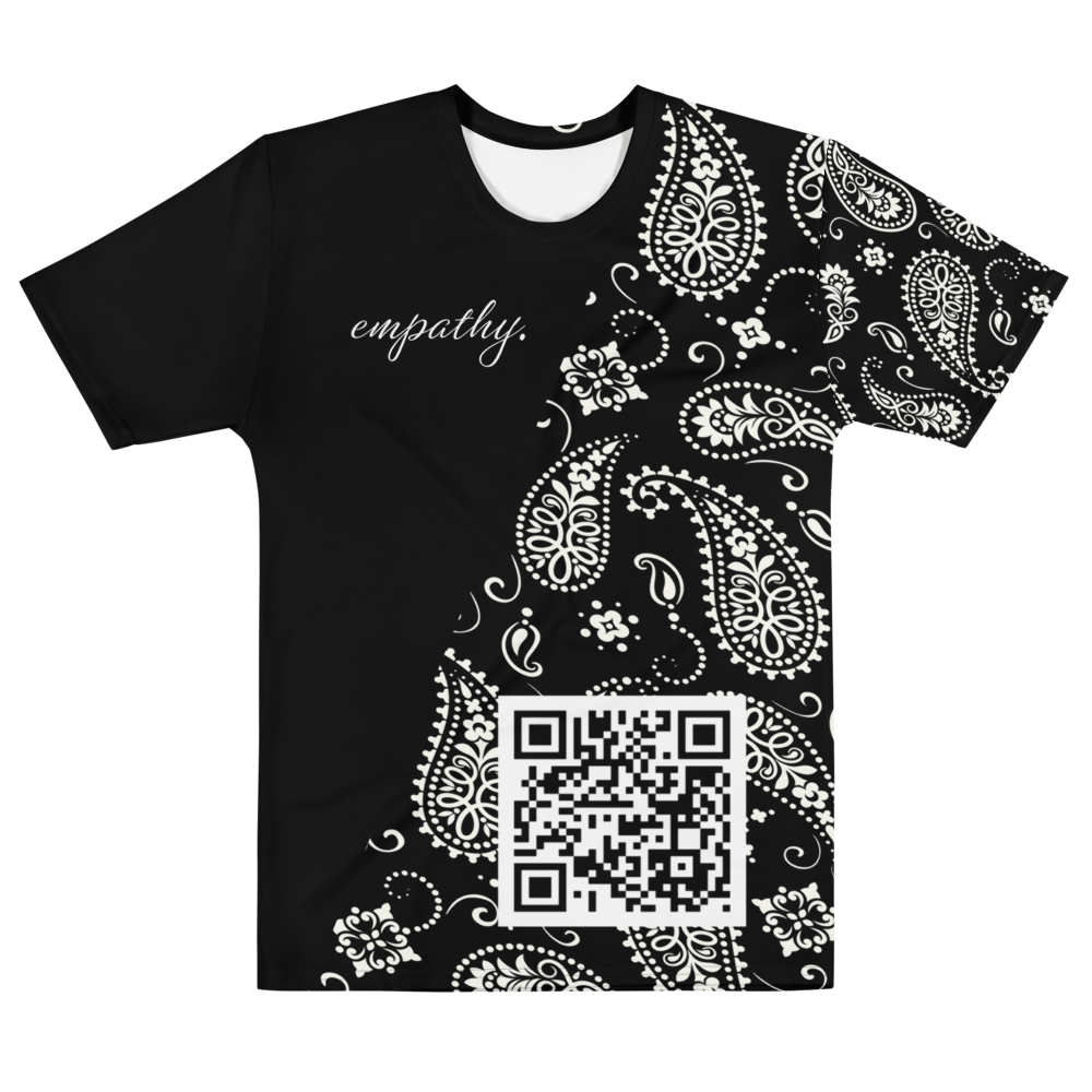 Image of Paisley QR code tee