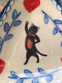 Image 4 of Dancing Black Cat, Trinket Dish 