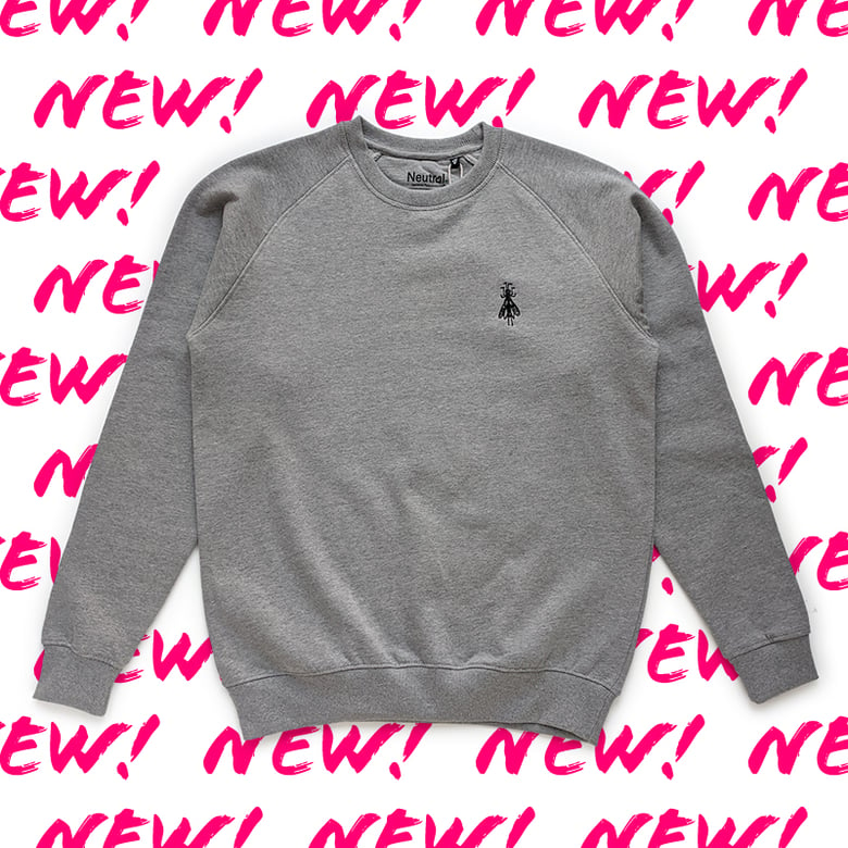 Image of Sweat shirt 1 Grey embroidered 