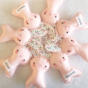 Image of Blush Pink Bunny Decoration