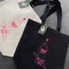 NLT Middle Finger Tote Bags