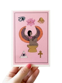 Image 1 of The Goddess Isis Egyptian Card