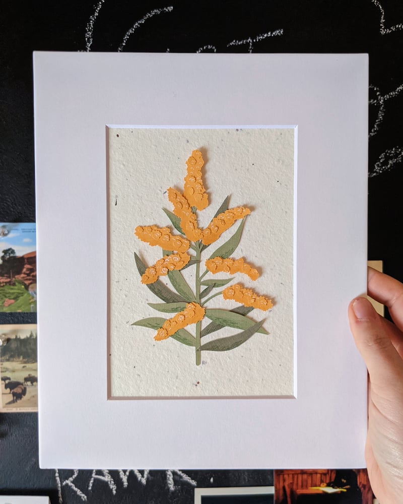 Image of Cut Paper Goldenrod