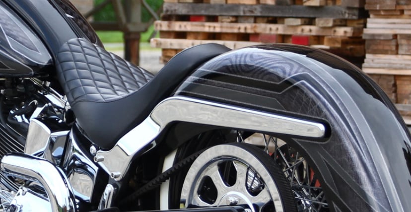 Image of Smooth rear fender struts  2006 & earlier (deluxe, heritage & fatboy only )