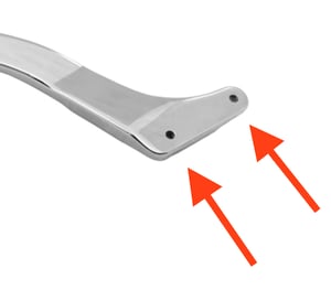 Image of Smooth rear fender struts 2006 & earlier (deluxe, heritage & fatboy only )