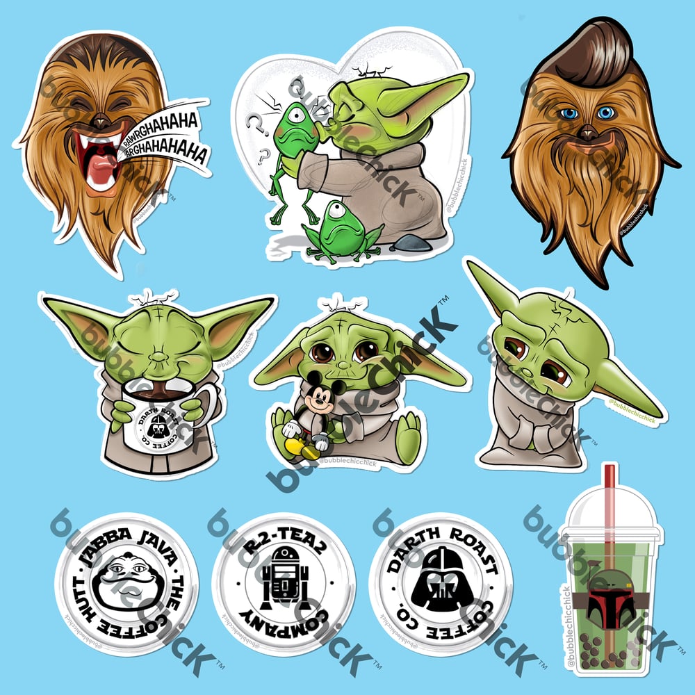 Image of Various SW Inspired Stickers