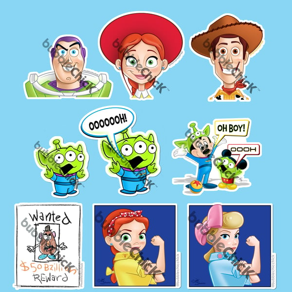 Image of Various Toy Stickers