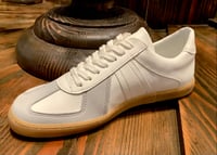 Image 2 of VEGANCRAFT vegan German army trainer white sneaker made in Spain 