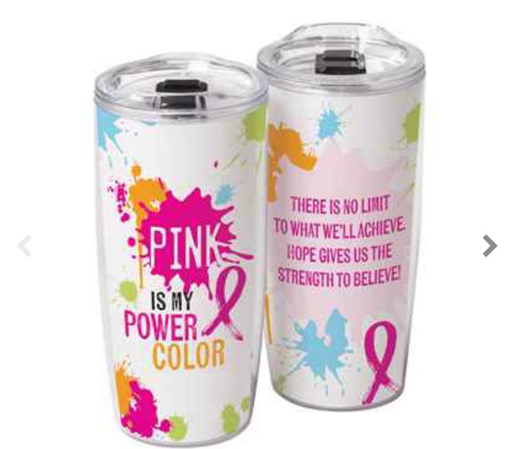 Image of Pink Is My Power Color Sierra Insert Tumbler 