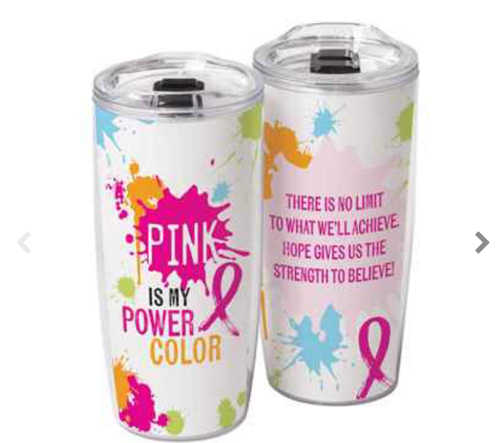 Image of Pink Is My Power Color Sierra Insert Tumbler