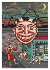 Image of Coney Island A3 Print