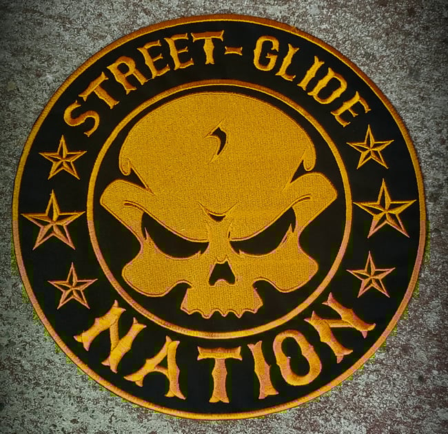 Street Glide Nation Large Patches