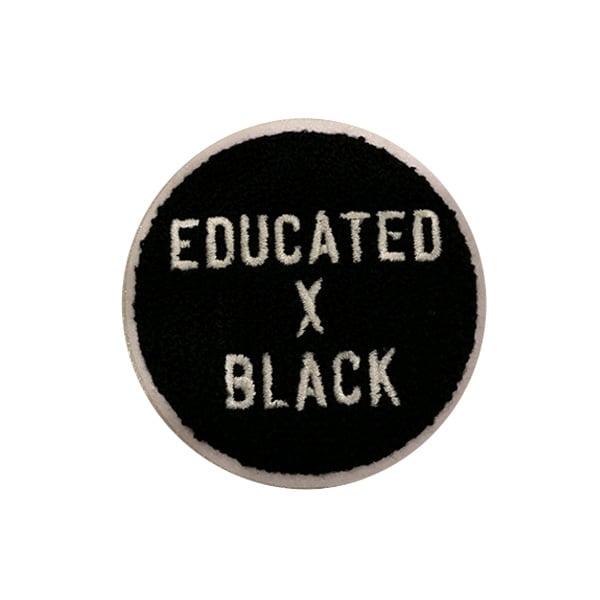 Image of Educated x Black Chenille Patch