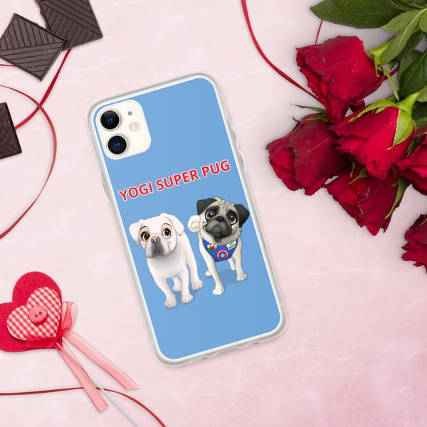 Image of Yogi and Rosie - White iPhone Case 