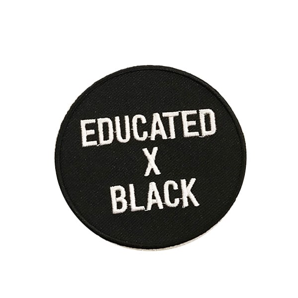 Image of Educated x Black Patch Black Border