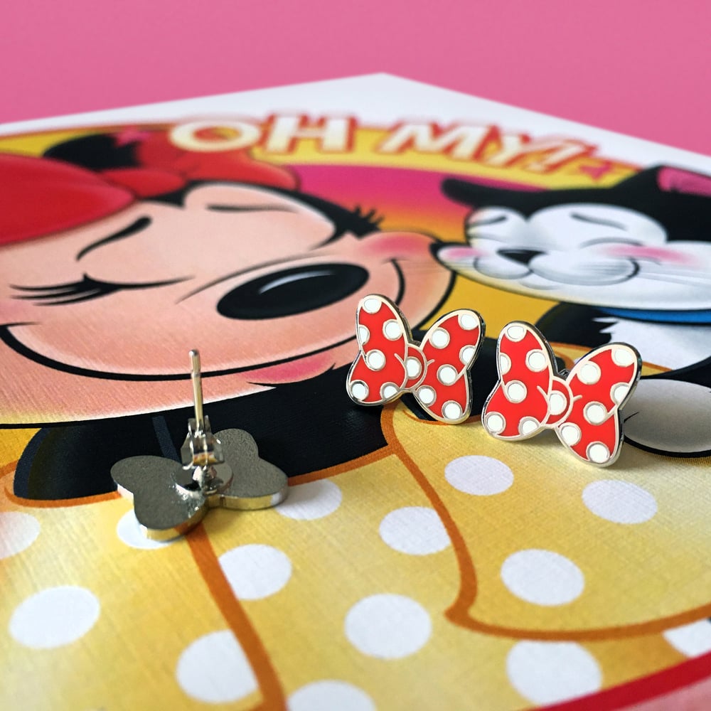 Image of Classic Mouse or Polka Dot Earrings