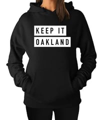 Image 3 of Keep it Oakland Block Hoodie (Unisex) 