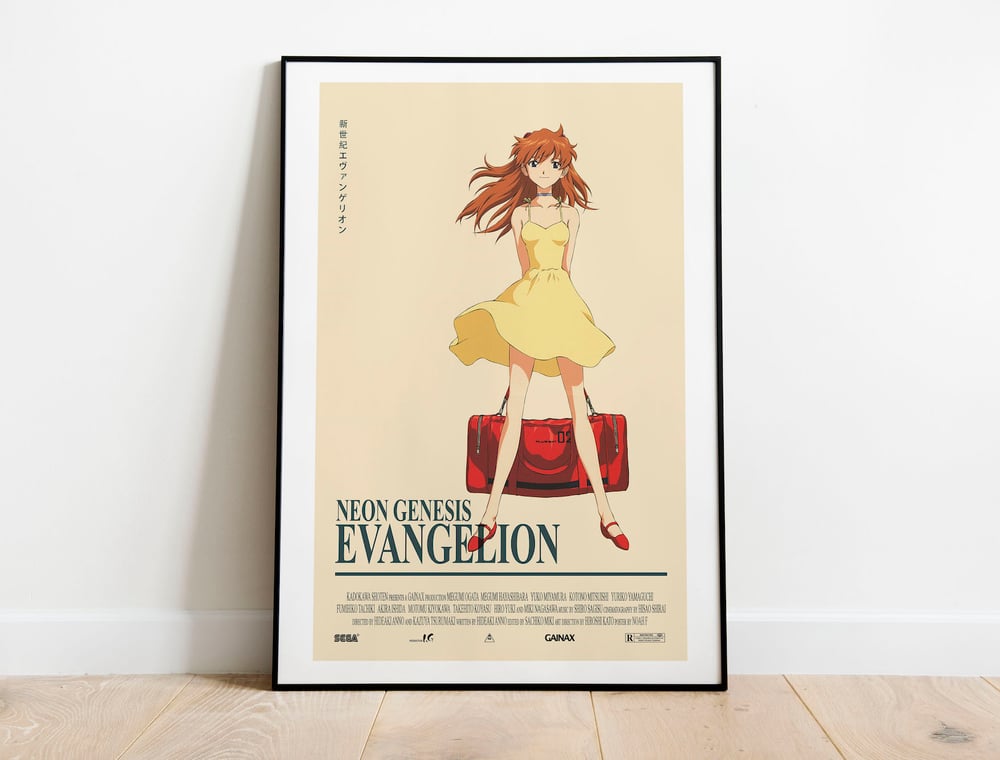 Asuka Langley Sohryu - Neon Genesis Evangelion, Anime Poster