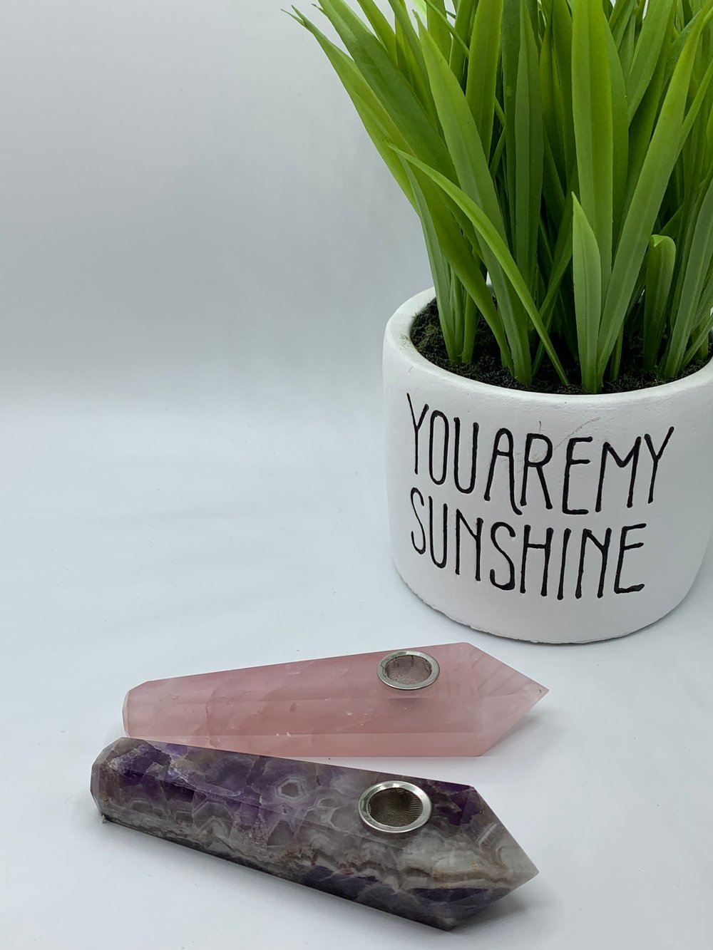 Image of Crystal quartz healing smoking pipes