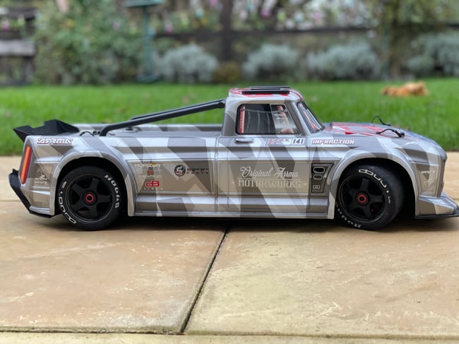 Arrma Infraction Rear Wing Spoiler Low Profile Boot Lip V1 V2