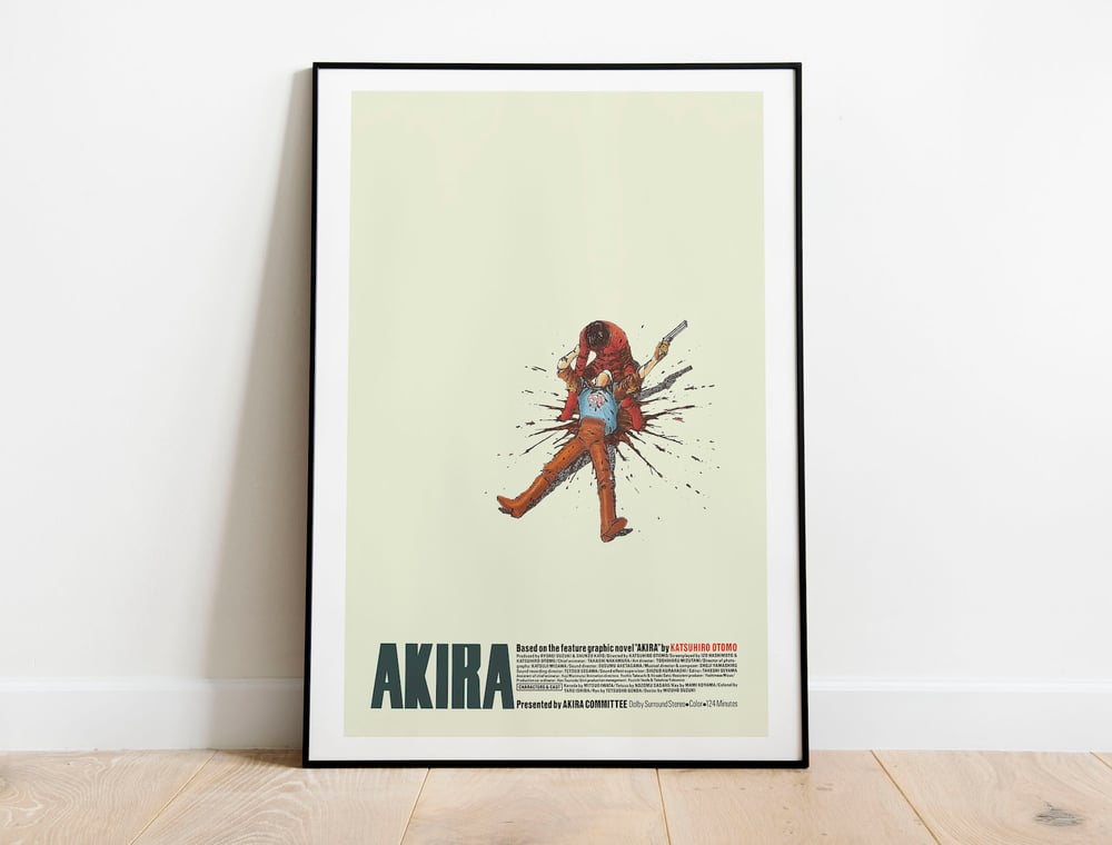 Yamagata - Akira Anime Poster, Cyberpunk Movie Poster