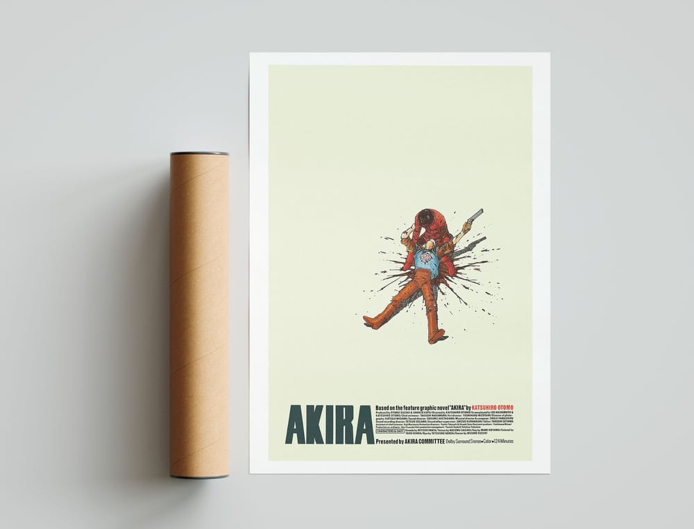 Yamagata - Akira Anime Poster, Cyberpunk Movie Poster