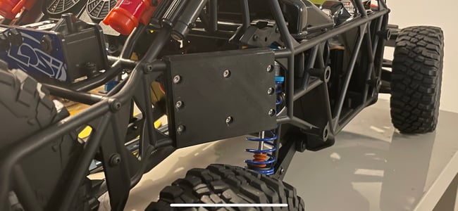 Losi Super Baja Rey 2.0 Lightweight Plastic ClamShell Rear Flex Fix Cage Brace Support for SBR 2