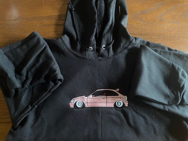 Image of Stanced Ek hatch hoody. 