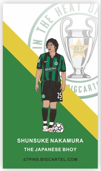 Image 1 of Shunsuke Nakamura | Japanese Bhoy | Free Stickers 