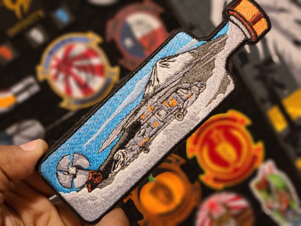 Image of Aircraft in a bottle V2 "Warlord"