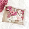 Patron GRATUIT L'AMOUR EST UN BOUQUET de fleurettes
