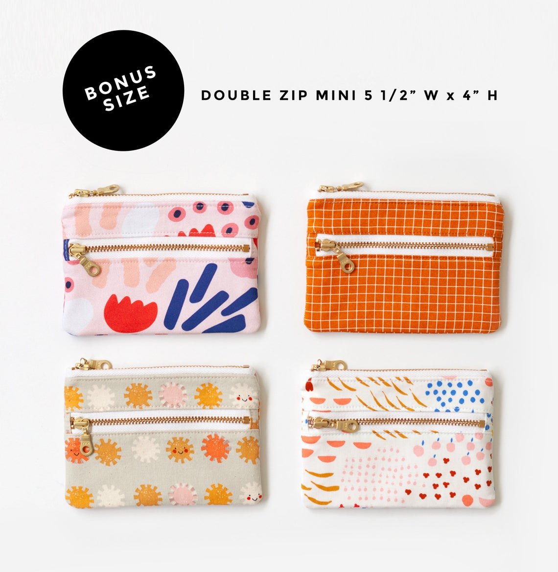 Small Zippered Pouches – Studio Wolle