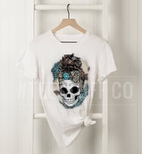 Image 2 of Cowhide Leopard Skull shirt  