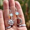 sun and moon earrings
