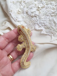 Image 4 of Broche SALAMANDRE D'OR