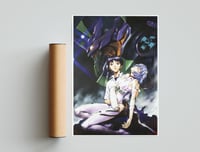Image 2 of Shinji & Rei - Neon Genesis Evangelion, Mecha Anime Poster