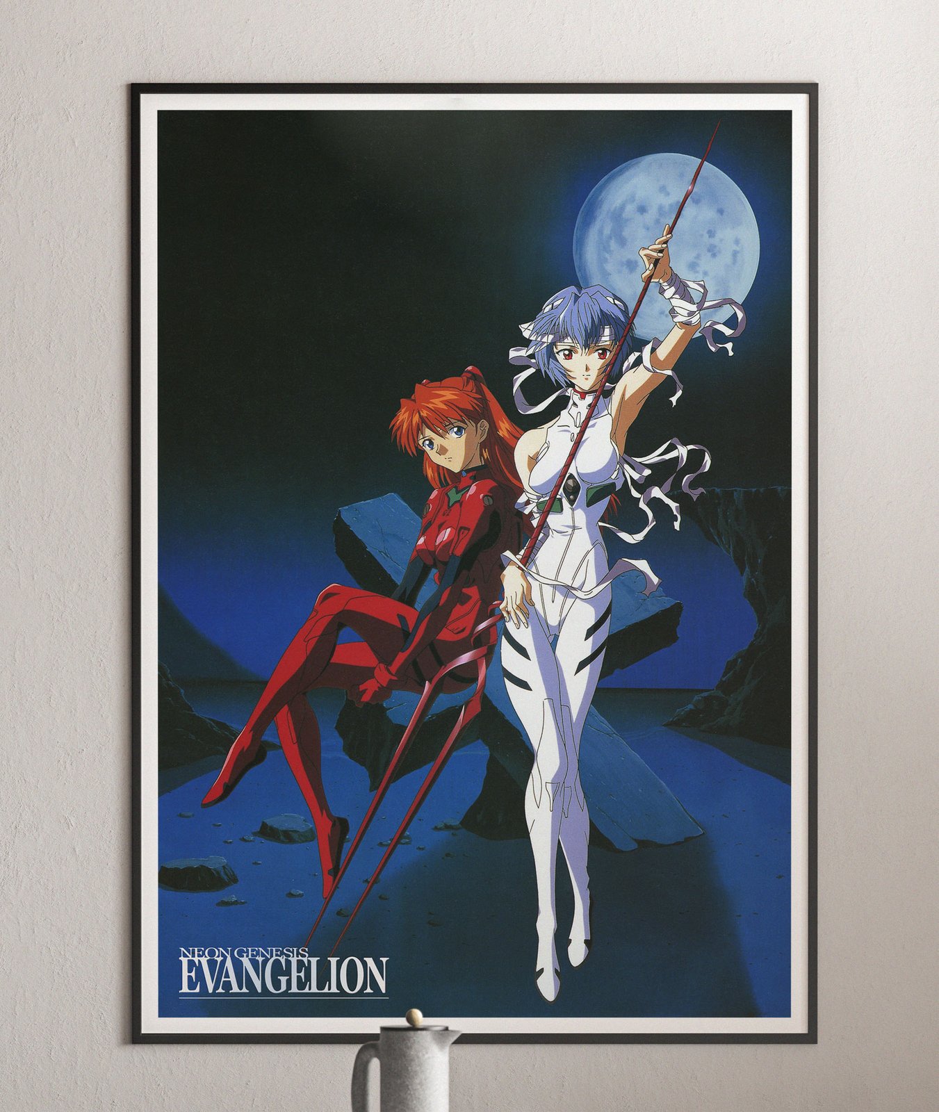Shinji & Rei - Neon Genesis Evangelion, Mecha Anime Poster | Architeg Prints